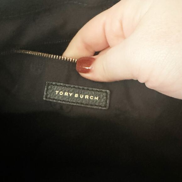 Tory Burch Pebbled Leather Frances Satchel - Picture 11 of 15